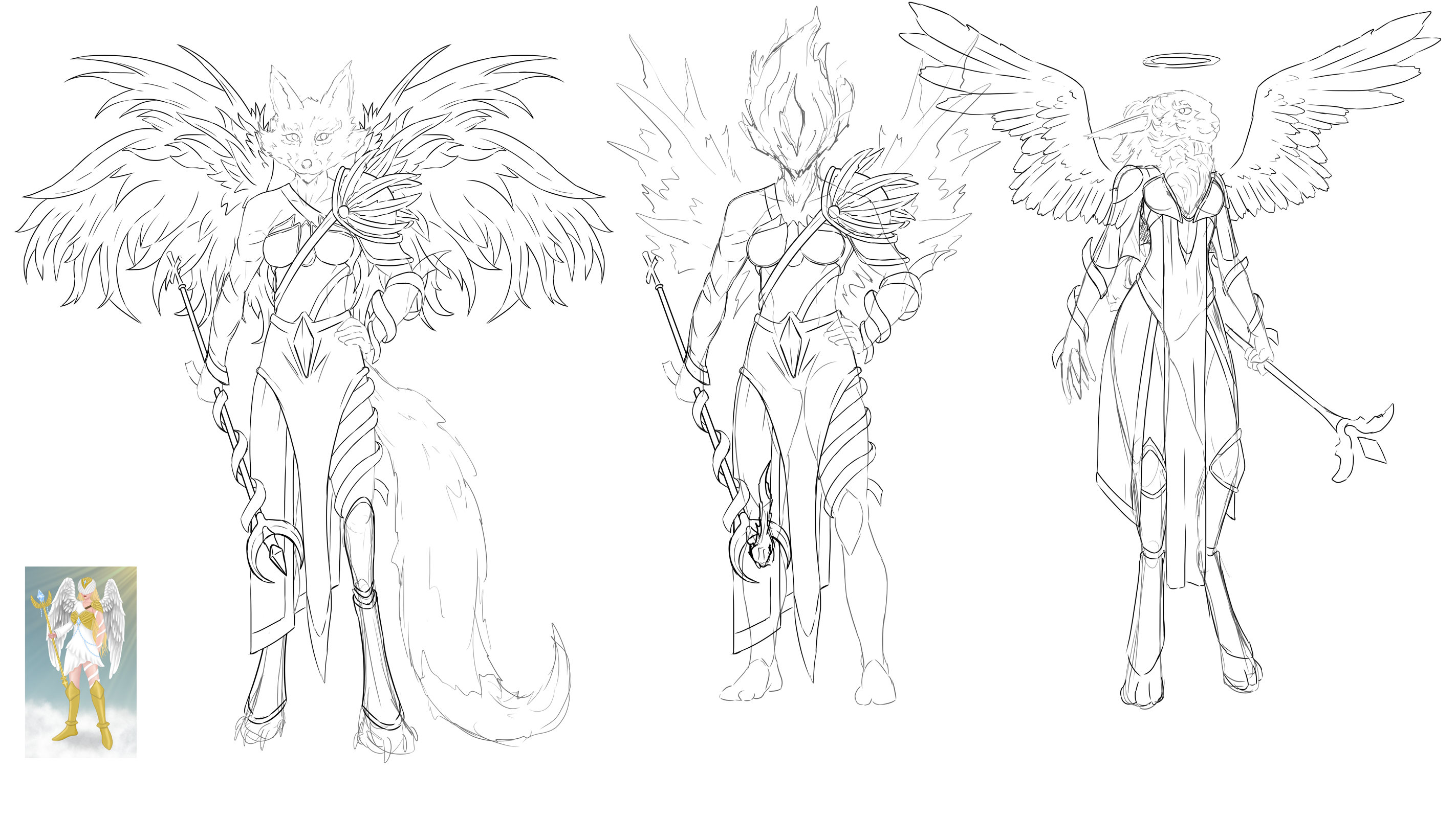 Kybiel Concept Sketches